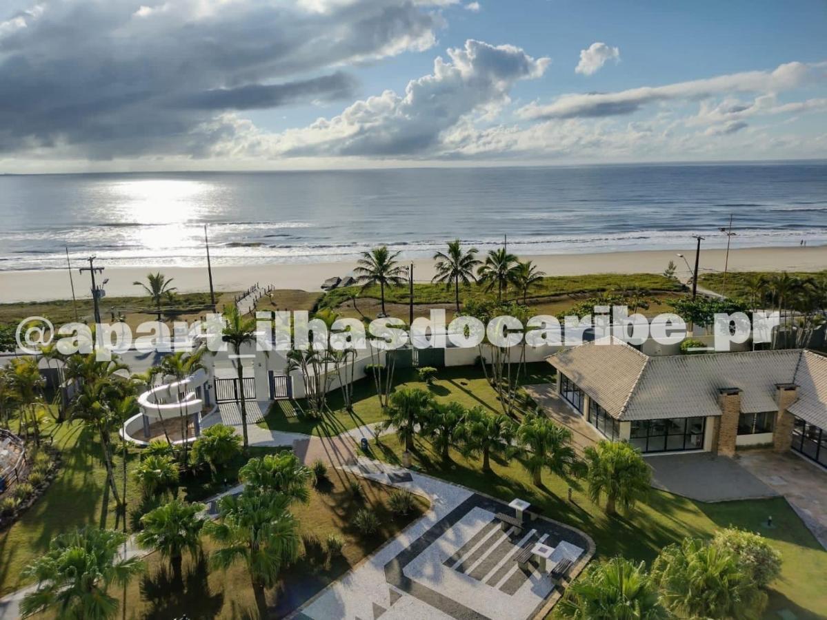 Apto Cond Ilhas Do Caribe - Pr - Beira Mar Matinhos Exterior foto