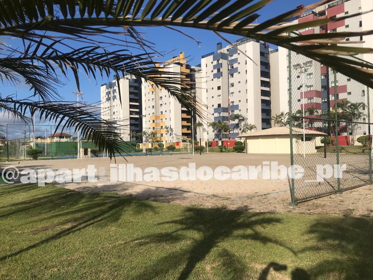 Apto Cond Ilhas Do Caribe - Pr - Beira Mar Matinhos Exterior foto