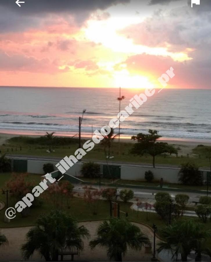 Apto Cond Ilhas Do Caribe - Pr - Beira Mar Matinhos Exterior foto