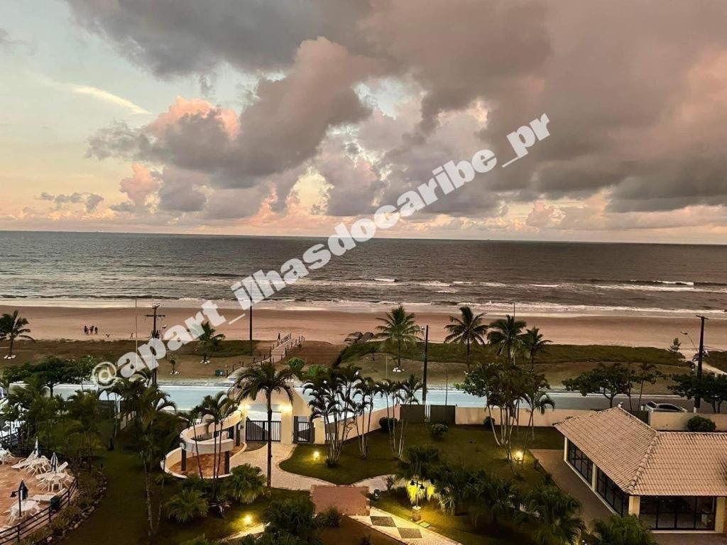 Apto Cond Ilhas Do Caribe - Pr - Beira Mar Matinhos Exterior foto