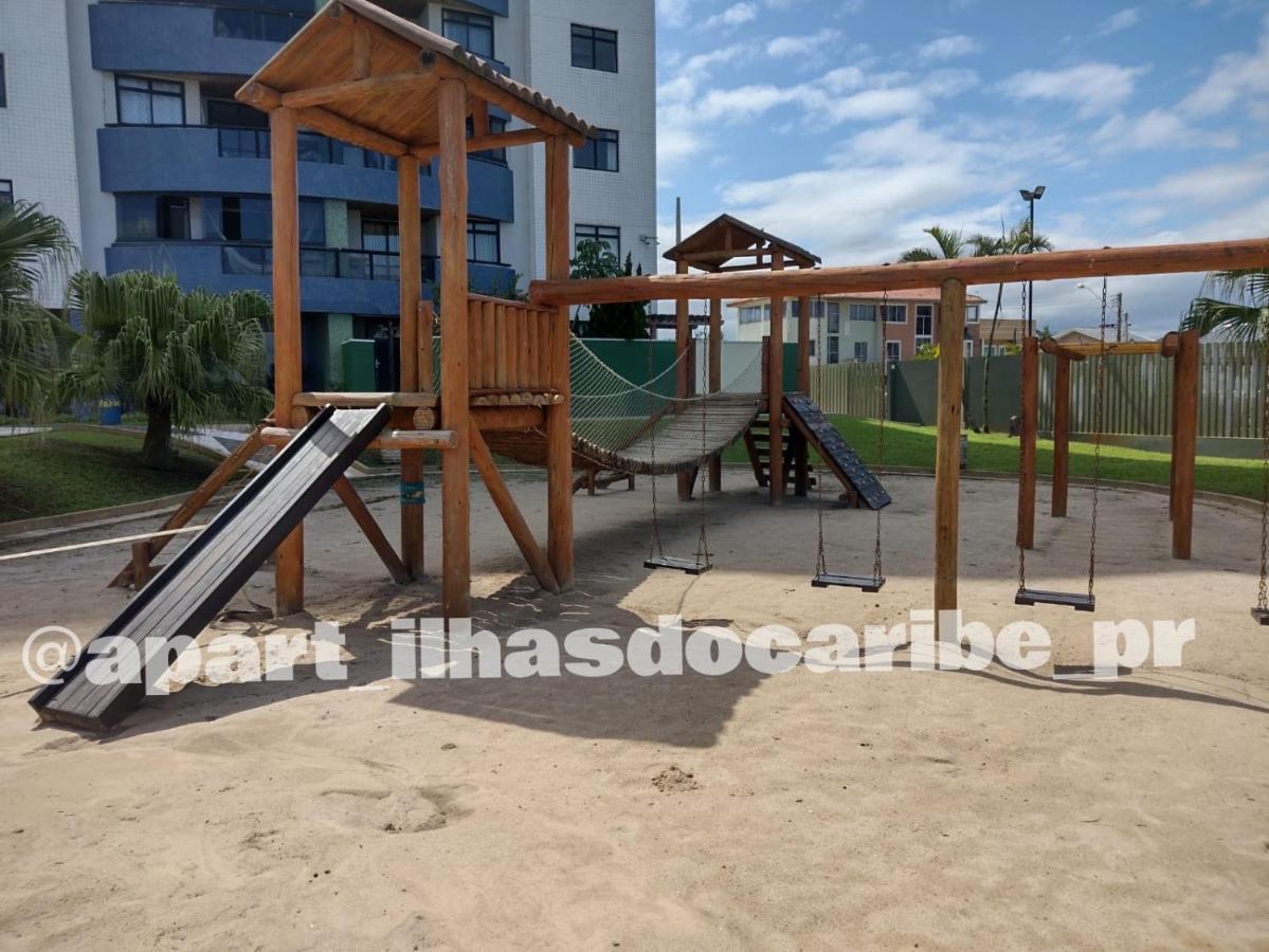 Apto Cond Ilhas Do Caribe - Pr - Beira Mar Matinhos Exterior foto